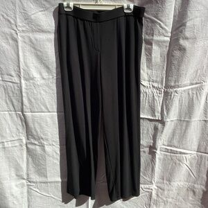 J. Jill Wearever full wide leg black pants